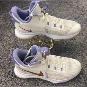 Nike LeBron Witness 5 Shoes Men’s Size 12 Summit White Bronze CQ9380-102 Read